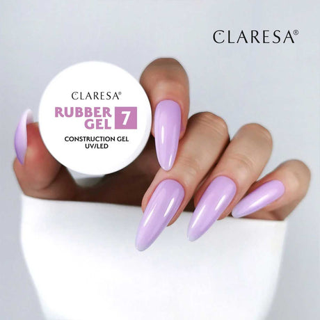 Claresa rubber gel 7 soft lilac 12gr.
