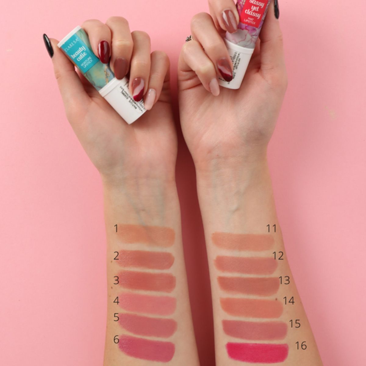 Claresa moisture lipstick beauty cutie 01 bonny 4ml
