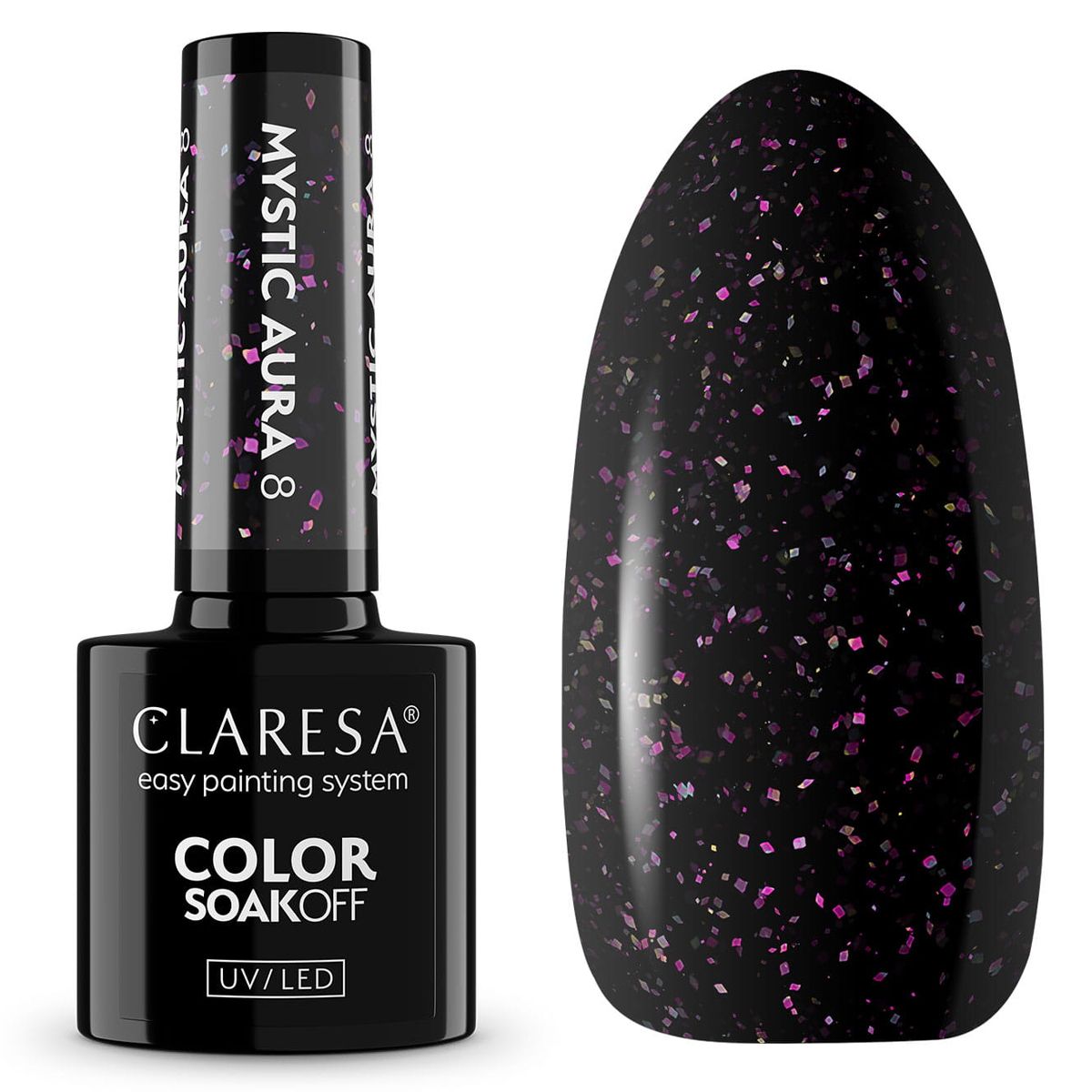 Claresa uv led gellak 5ml mystic aura 8