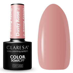 Claresa uv led gellak 5ml dusty rose 2