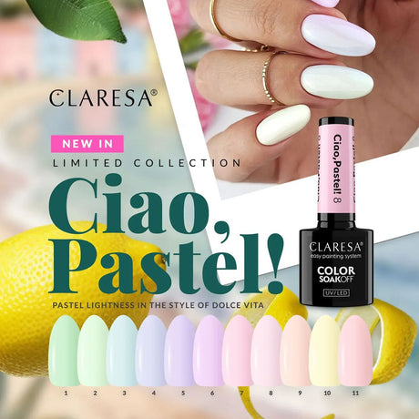 Claresa uv led gellak 5ml ciao pastel 1