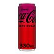 Coca-cola zero cherry blik (24x 33cl)