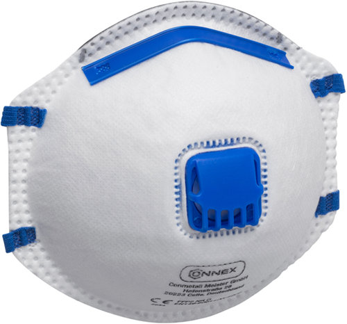 Connex stofmasker ffp2v en149 2st - coxt939123