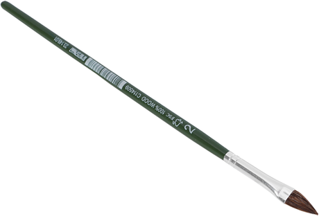 Copenhagen pro autolakpenseel | maat 02 | pony haar | fsc groen gelakte houten steel - 23.149.01