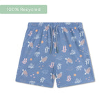 Coral bliss | meerkleurige uv zwemboxer jongens
