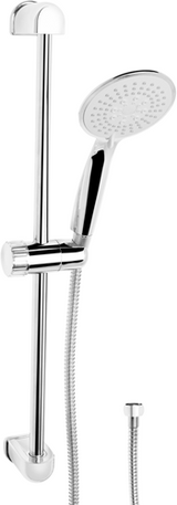 Cornat doucheset carballo 5s chroom-wit - sa330593