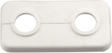 Cornat dubbele klaprozet kunststof 18mm wi - t384001