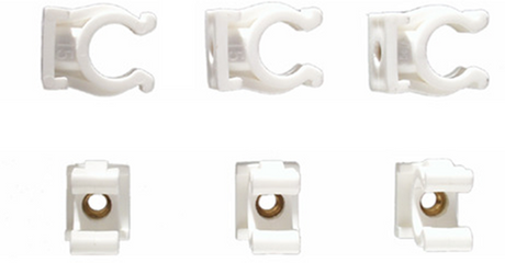 Cornat enkele clip koperbuis 12mm (6st) - t560102