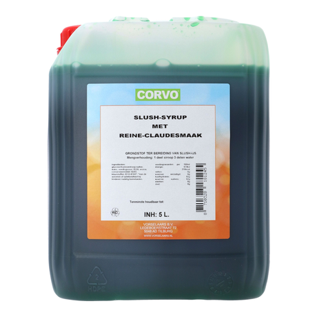 Corvo slush siroop reine claude (5 liter)