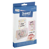 Grafix diamond painting kaarten maken 18,1x13cm 4 stuks + envelop