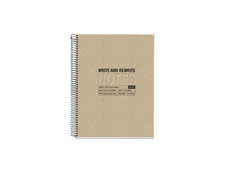 Miquelrius notitieboek - craft - a5 geruit - 120 blz