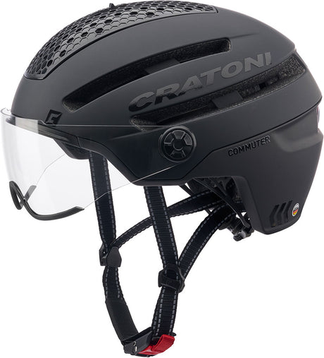 Cratoni commuter helm black matt s-m