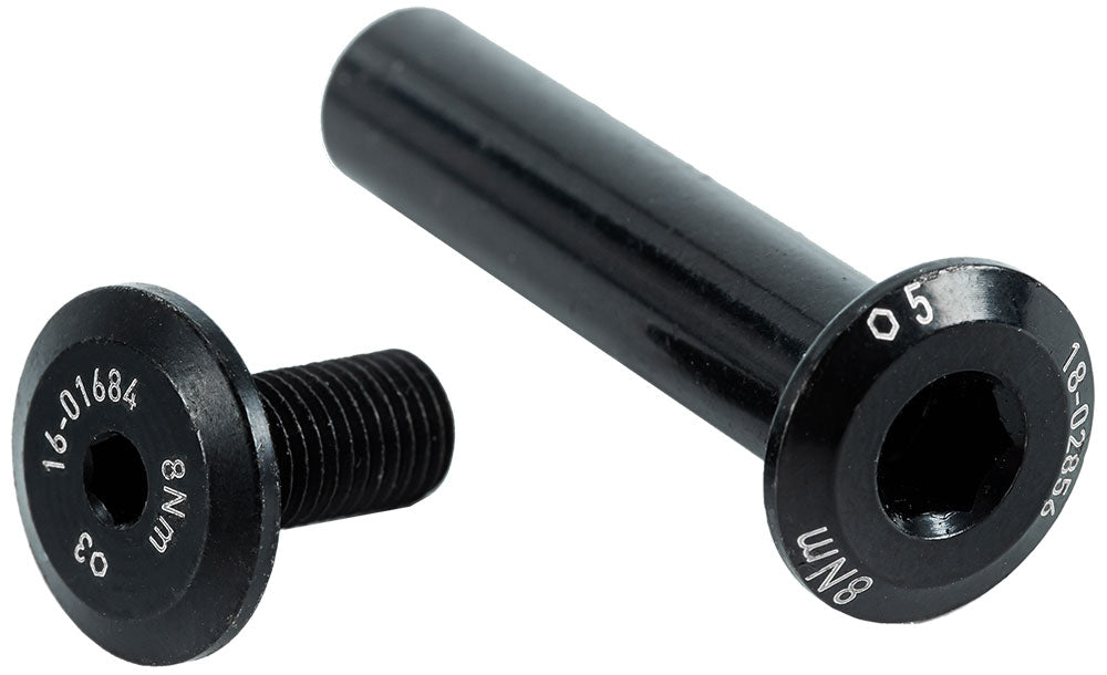 Cube shock mount axle pivot set stereo hybrid