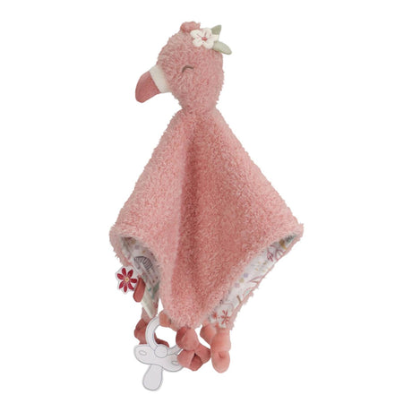 Little dutch safari friends knuffeldoek flamingo