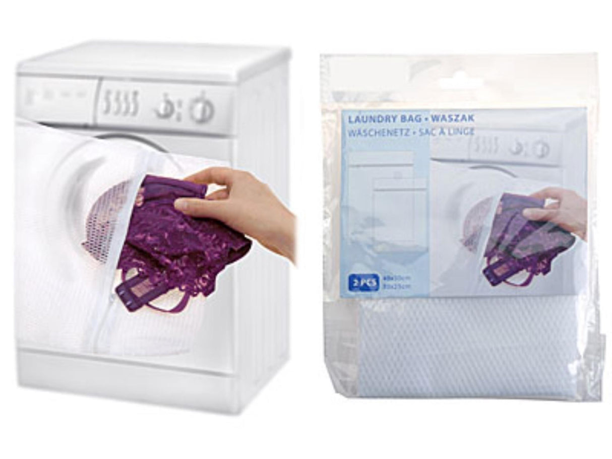 Ultra clean waszakken wasnetten set van 2 stuks (40x30 en 30x25cm)