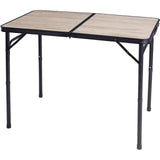 Campingtafel verstelbaar 90x60cm hoogte 70-40cm draagvermogen 30 kilo
