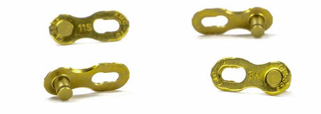 KMC MISSING LINK 11R Ti-N Gold 5.2mm - Zilver
