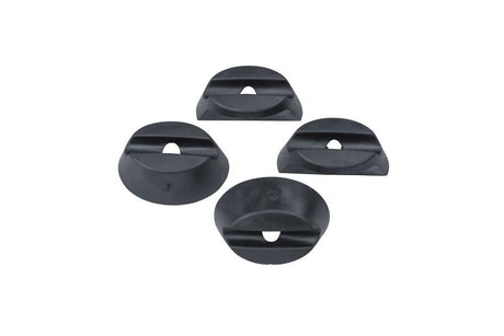 Basil Buddy Rubberen Ringen - Set van 4 - Zwart