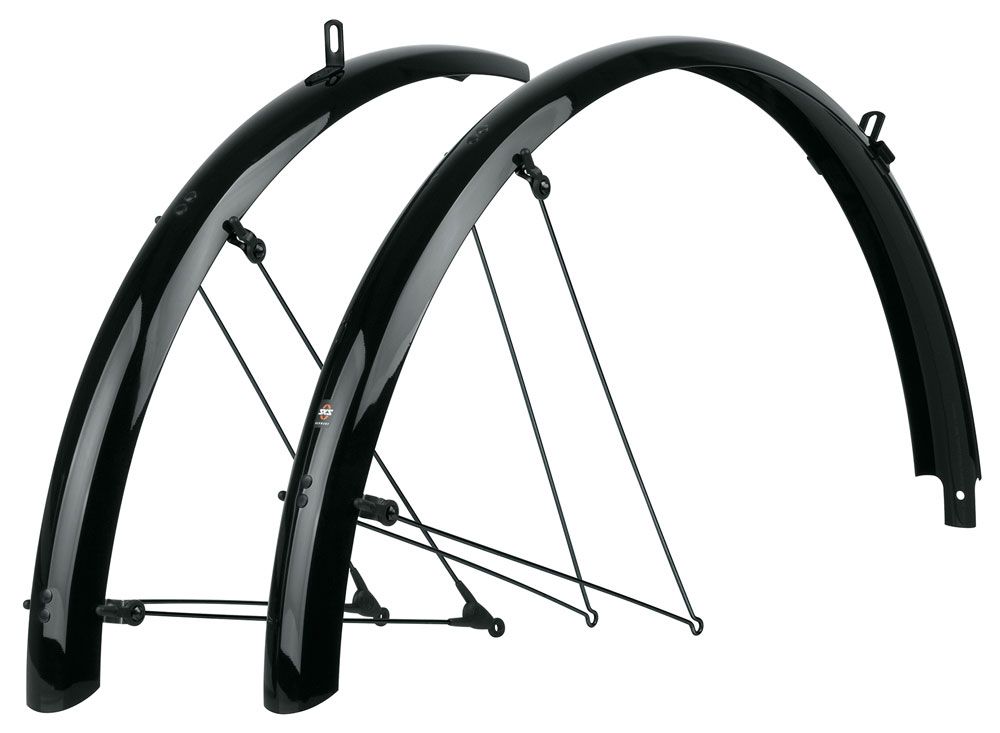 Sks spatbordset 27.5 - 29 bluemels basic 69mm glans zwart