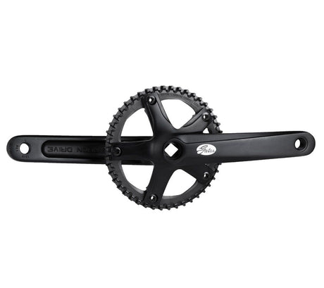 Gates crankstel cdn s150 46t 175mm zonder beschermrand zw.