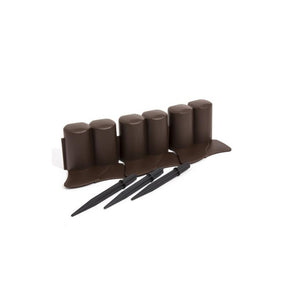 Prosperplast tuinpalisade 6 brons 3,02m
