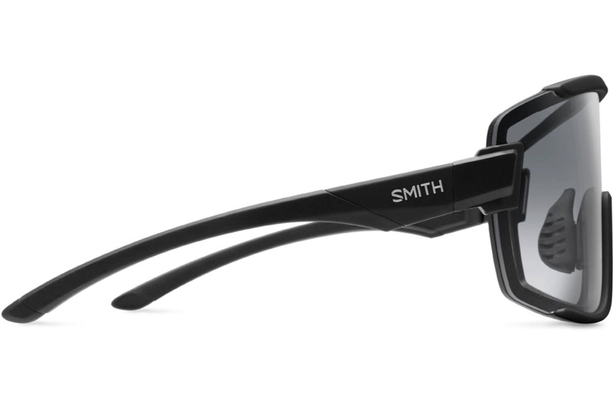 Smith Glasses Wildcat Matte Black Chromapop Photochromic Clear to Grey