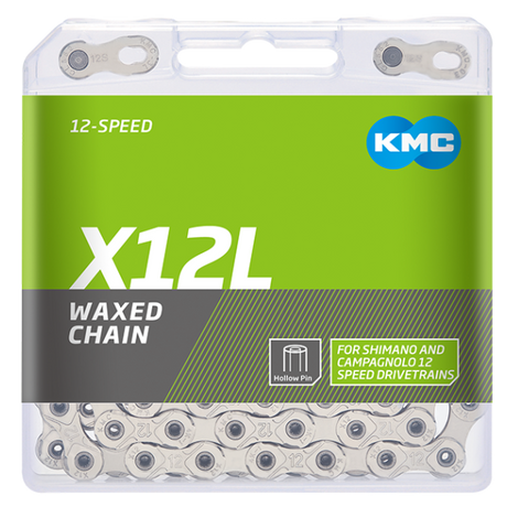 Kmc x12l silver chain 12 compartments 126gl wax