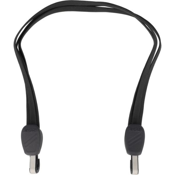 Simson karabijnhaakbinder 60cm zwart