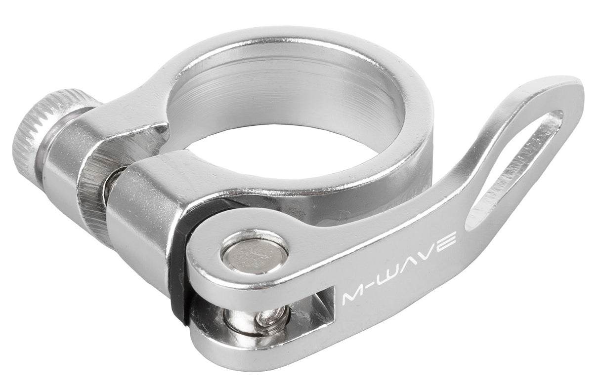 M-wave m-wave zadelpenklem met snelspanner 34.9 zilver op kaart