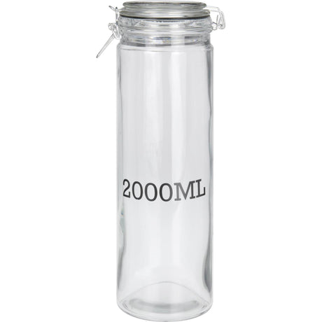 Excellent houseware voorraadpot glas 2 liter
