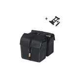 Basil tas urban dry mik 2.0 dubbel matzwart | 50l