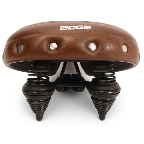 Edge fietszadel urban xl wave - bruin