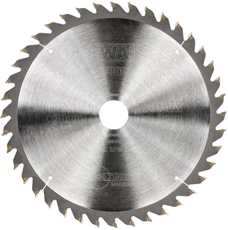 Dewalt accessoires cirkelzaagblad 235x30x40t, wisseltand, positief 10°, kerf 3,0mm - dt4067-qz