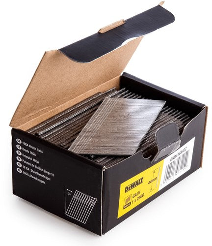 Dewalt accessoires dnba1644sz | 44mm rvs brads voor dcn660 en dc618kb accutacker - dnba1644sz