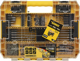 Dewalt accessoires dt70763-qz | 85-delige set, speedboren, metaalboren, sds+ beton, bits torx, tough case - dt70763-qz