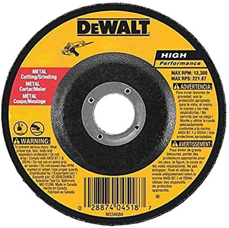 Dewalt accessoires extreme 2x afbraamschijf voor metaal | 125 x 6.0 x 22,2 mm - dx7941-ae