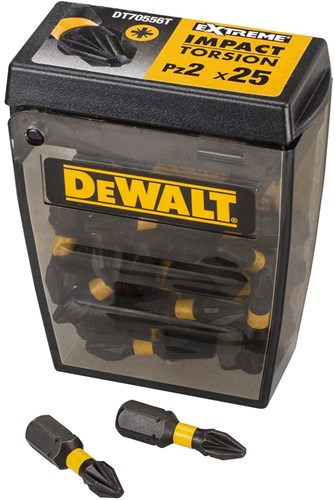 Dewalt accessoires impact torsion tictac pz2 25mm - dt70556t-qz