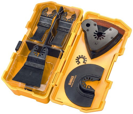 Dewalt accessoires zaagbladenset met schuurpapier 8-delig dt20700, dt20701, dt20704, dt20705, dt20710, schuurpapier x 3 - dt20731-qz