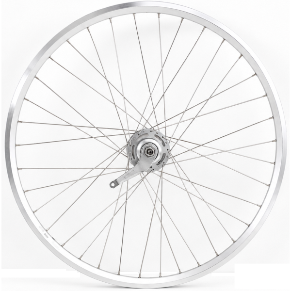 Shimano achterwiel 28 inch zac2000 - nexus 7-remnaaf - zilver geslepen