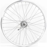Shimano achterwiel 28 inch zac2000 - nexus 7-remnaaf - zilver geslepen