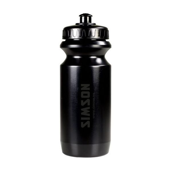 Simson Bidon zwart 600ml verpakt