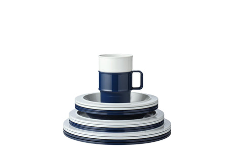 Mepal diep bord basic d195 - ocean blue (donkerblauw)