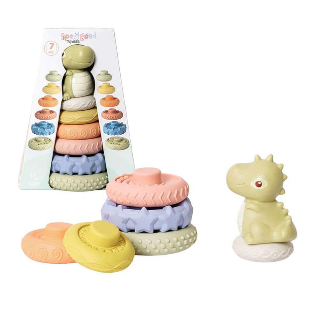 Speelgoed top bioplastic stapeltoren dino