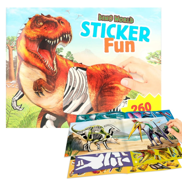 Depesche - dino world sticker fun - stickerboek