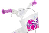 Dino flappy 12 inch 21 cm meisjes doortrapper wit roze