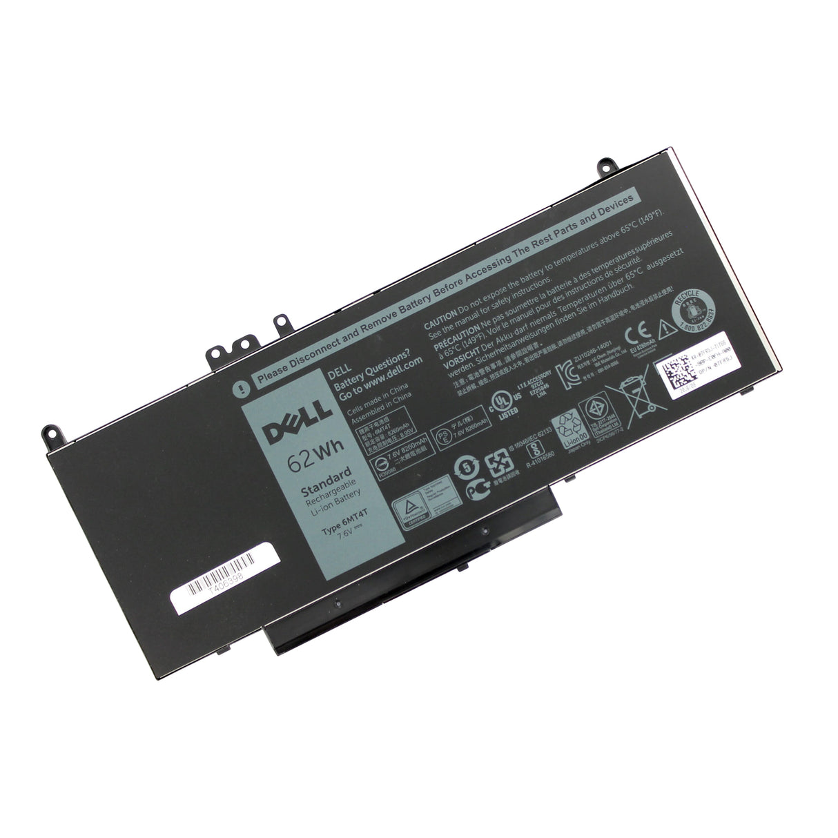 Batteria per laptop Dell 5580MAH