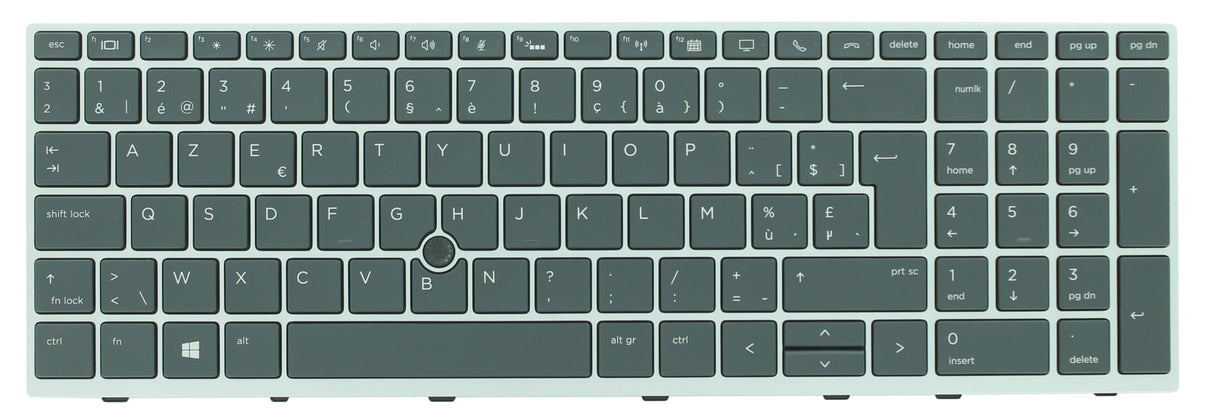 HP bærbar tastatur Azerty Be + baggrundsbelysning