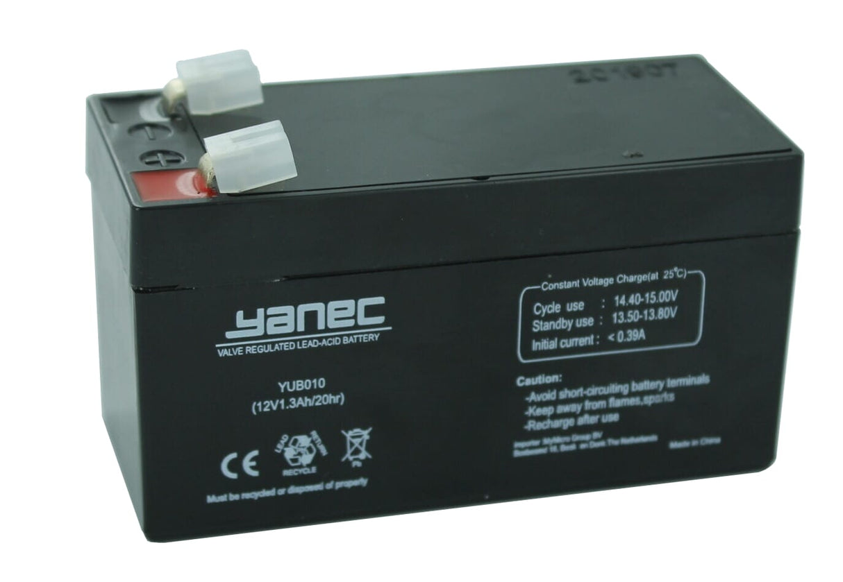 Yanec loodaccu 12v 1.3ah