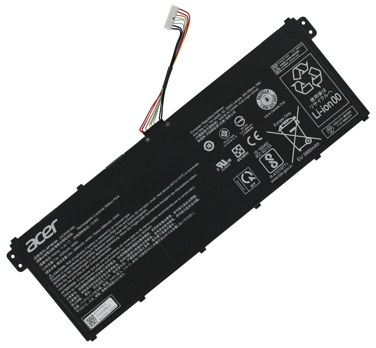 Acer laptop battery 4200mAh