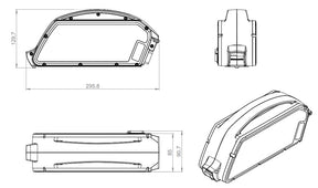 Bosch fietsaccu classic 612wh frame e-bike vision